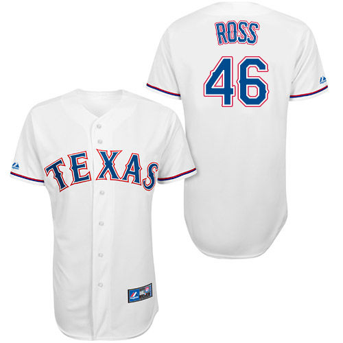 Robbie Ross #46 Youth Baseball Jersey-Texas Rangers Authentic Home White Cool Base MLB Jersey